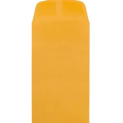 Best JAM Paper #6 Kraft Coin Envelope, 3 3/8" x 6", Brown Kraft, 25/Pack (1623992)