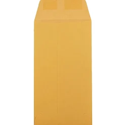 Outlet JAM Paper #7 Kraft Coin Envelope, 3 1/2" x 6 1/2", Brown Kraft, 1000/Carton (95125B)