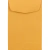 Online JAM Paper #4 Kraft Coin Envelope, 3" x 4 1/2", Brown Kraft, 100/Pack (356731206B)
