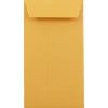 Clearance JAM Paper #7 Kraft Coin Envelope, 3 1/2" x 6 1/2", Brown Kraft, 50/Pack (95125I)