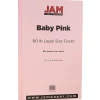 Card Stock*JAM Paper 80 lb. Cardstock Paper, 8.5" x 14", Baby Pink, 50 Sheets/Pack (76329459)