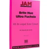 Card Stock*JAM Paper 65 lb. Cardstock Paper, 8.5" x 14", Ultra Fuchsia Pink, 50 Sheets/Pack (16730928)