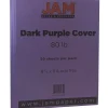 Card Stock*JAM Paper 80 lb. Cardstock Paper, 8.5" x 11", Dark Purple, 50 Sheets/Pack (364412786)
