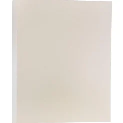 Card Stock*JAM Paper 110 lb. Cardstock Paper, 8.5" x 11", Opal Ivory Stardream, 50 Sheets/Pack (173SD8511OP285)