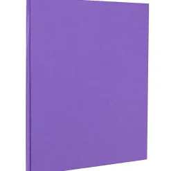 Card Stock*JAM Paper 65 lb. Cardstock Paper, 8.5" x 11", Violet Purple, 50 Sheets/Pack (102426)