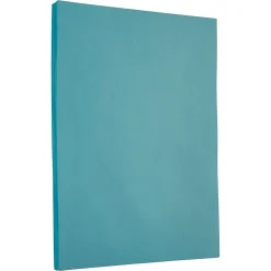 Card Stock*JAM Paper 65 lb. Cardstock Paper, 8.5" x 11", Blue, 50 Sheets/Pack (101899)