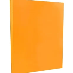 Card Stock*JAM Paper 65 lb. Cardstock Paper, 8.5" x 11", Ultra Orange, 50 Sheets/Pack (151027)