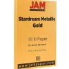 Card Stock*JAM Paper 80 lb. Paper, 8.5" x 14", Gold, 50 Sheets/Pack (17326988)