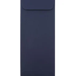 New JAM Paper #10 Policy Business Envelopes, 4 1/8" x 9 1/2", Navy Blue, 25/Pack (LEBA317)