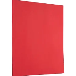 Large Quantity Paper*JAM Paper 30% Recycled Smooth Colored 8.5" x 11" Copy Paper, 24 lbs., Red, 50 Sheets/Pack (151023A)