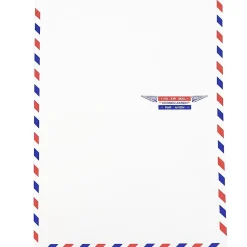 New JAM Paper 9 x 12 Airmail Open End Catalog Envelopes, White, 25/Pack (1430744)