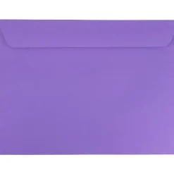 Discount JAM Paper 9 x 12 Booklet Colored Envelopes, Violet Purple Recycled, 25/Pack (1531752)