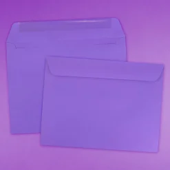 Discount JAM Paper 9 x 12 Booklet Colored Envelopes, Violet Purple Recycled, 25/Pack (1531752)