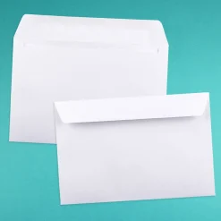 Sale JAM Paper 6 x 9 Booklet Commercial Envelopes, White, Bulk 250/Box (4238h)