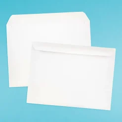 Sale JAM Paper 9.5 x 12.625 Booklet Commercial Envelopes, White, 25/Pack (4023221)