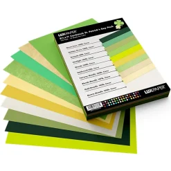 Card Stock*JAM Paper 8.5" x 11" Cardstock, 100lb, St. Patrick's Day Variety Pack, 100/pack (81211-C-STPTK-1)