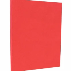 Card Stock*JAM Paper 8.5" x 11" Color Cardstock, 65lb, Red, 100/pack (101378G)