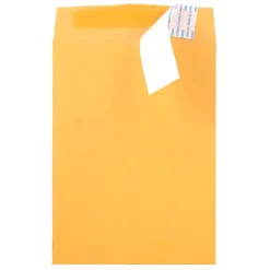 Sale JAM Paper 7.5 x 10.5 Kraft Open End Catalog Envelopes with Peel and Seal Closure, Brown Kraft Manila, Bulk 500/Box (13034230C)