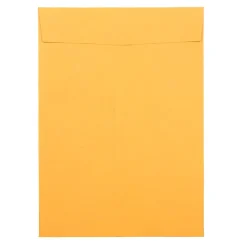 Sale JAM Paper 7.5 x 10.5 Kraft Open End Catalog Envelopes with Peel and Seal Closure, Brown Kraft Manila, Bulk 500/Box (13034230C)