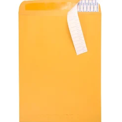 Best JAM Paper 11.5 x 14.5 Kraft Open End Catalog Envelopes with Peel and Seal Closure, Brown Kraft Manila, Bulk 500/Box (13034235c)