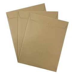 Hot JAM Paper 10 x 13 Kraft Open End Catalog Envelopes with Clasp Closure, Brown Kraft Paper Bag, 25/Pack (563120854)