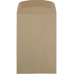 Clearance JAM Paper 6 x 9 Kraft Open End Catalog Envelopes, Brown Kraft Paper Bag, 100/Pack (51286524)