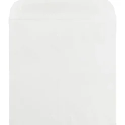 Online JAM Paper 11.5" x 11.5" Large Square Invitation Envelopes, White, 100/Pack (03992321B)