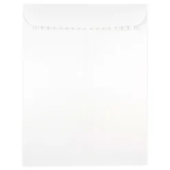 Outlet JAM Paper 9.5 x 12.5 Open End Catalog Envelopes with Peel and Seal Closure, White, Bulk 500/Box (356828781)