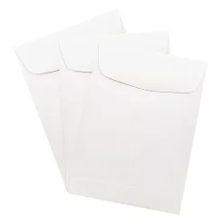 JAM Paper 5.5 x 7.5 Open End Catalog Envelopes, White, 50/Pack (4100H)