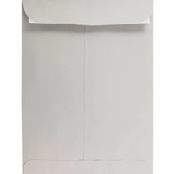 New JAM Paper 9 x 12 Open End Catalog Envelopes with Peel and Seal Closure, Light Grey, Bulk 1000/Carton (12931115B)