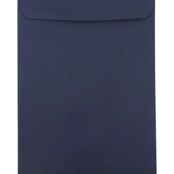 Outlet JAM Paper 10 x 13 Open End Catalog Envelopes, Navy Blue, 50/Pack (12828427i)