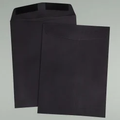 Outlet JAM Paper 9 x 12 Open End Catalog Envelopes, Black, 25/Pack (v01225a)