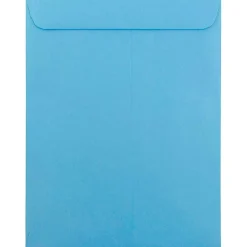 Outlet JAM Paper 10 x 13 Open End Catalog Colored Envelopes, Blue Recycled, 25/Pack (87725a)