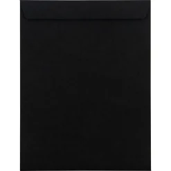 Clearance JAM Paper 10" x 13" Open End Catalog Envelopes, Black, 25/Pack (87733a)