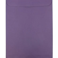 JAM Paper 10 x 13 Open End Catalog Envelopes, Dark Purple, 50/Pack (1287032i)