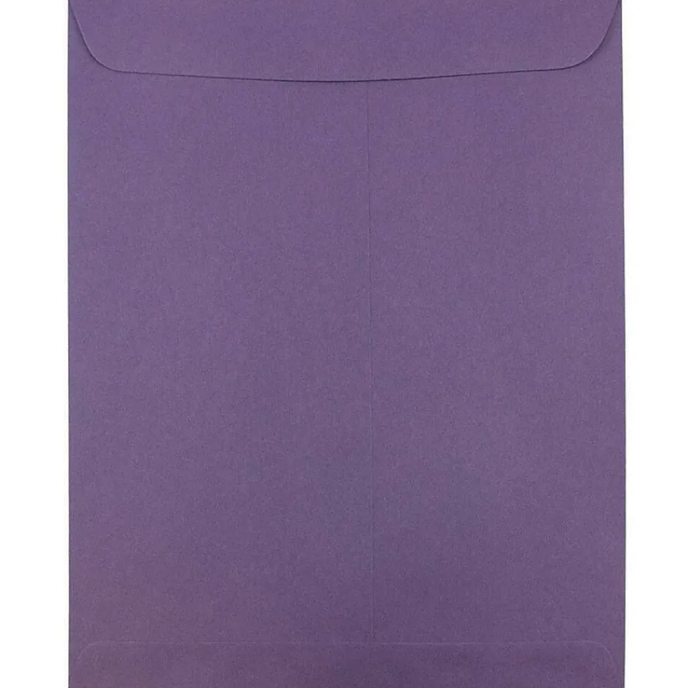 Sale JAM Paper 10 x 13 Open End Catalog Envelopes, Dark Purple, 25/Pack (1287032a)