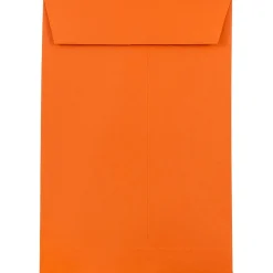 Best JAM Paper 6 x 9 Open End Catalog Colored Envelopes, Orange Recycled, 50/Pack (88129i)