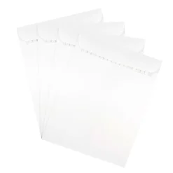Online JAM Paper 10 x 13 Open End Catalog Envelopes with Peel and Seal Closure, White, 25/Pack (356828782a)
