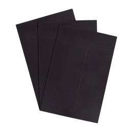 Sale JAM Paper 6 x 9 Open End Catalog Envelopes, Black, 50/Pack (88095i)