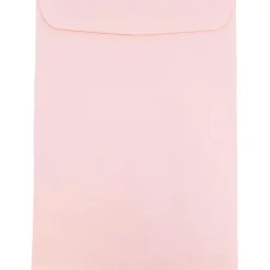 Online JAM Paper 6 x 9 Open End Catalog Envelopes, Baby Pink, 100/Pack (51285797)