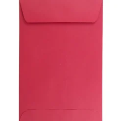 Outlet JAM Paper 6 x 9 Open End Catalog Colored Envelopes, Red Recycled, 100/Pack (V0128139)