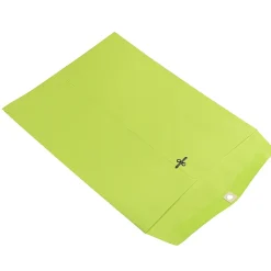 Hot JAM Paper 10 x 13 Open End Catalog Colored Envelopes with Clasp Closure, Ultra Lime Green, 100/Pack (V0128186)
