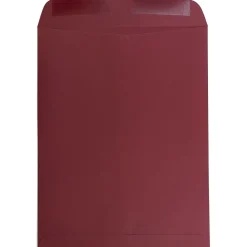 JAM Paper 10 x 13 Open End Catalog Envelopes, Dark Red, 100/Pack (31287541)