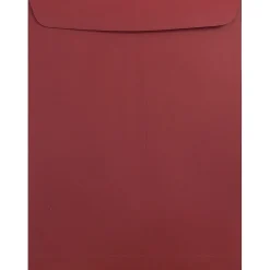 JAM Paper 10 x 13 Open End Catalog Envelopes, Dark Red, 100/Pack (31287541)