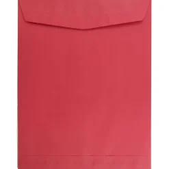 Discount JAM Paper 10 x 13 Open End Catalog Colored Envelopes, Red Recycled, 100/Pack (V0128192)