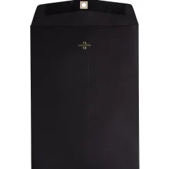 Hot JAM Paper 9 x 12 Open End Catalog Envelopes with Clasp Closure, Black, 100/Pack (73854)