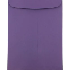 Discount JAM Paper 9" x 12"" Open End Catalog Envelopes, Dark Purple, 10/Pack (51287430D)