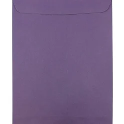 Sale JAM Paper 10" x 13" Open End Catalog Envelopes, Dark Purple, 10/Pack (1287032C)