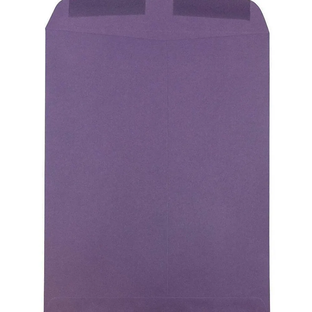Sale JAM Paper 10" x 13" Open End Catalog Envelopes, Dark Purple, 10/Pack (1287032C)