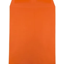 Sale JAM Paper 10" x 13" Open End Catalog Colored Envelopes, Orange Recycled, 10/Pack (87766B)